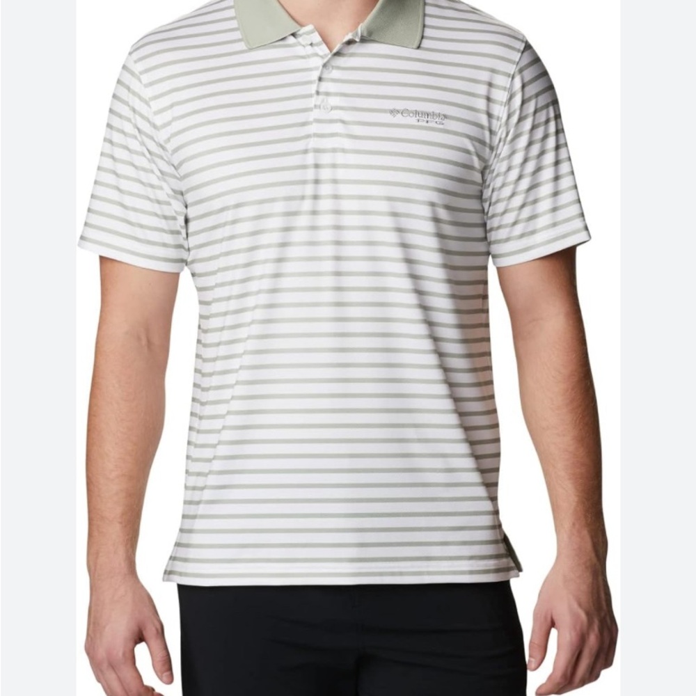 COLUMBIA MENS SKIFF POLO L